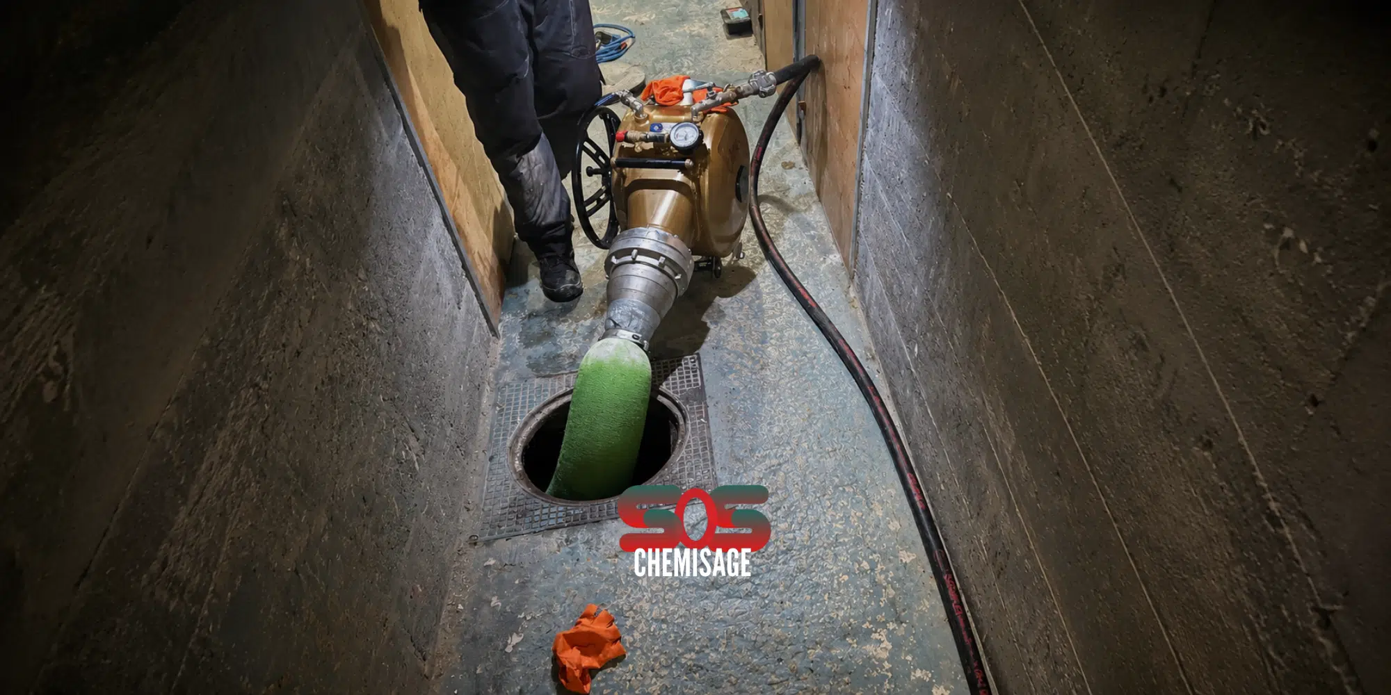 Canalisation cassée sous dalle