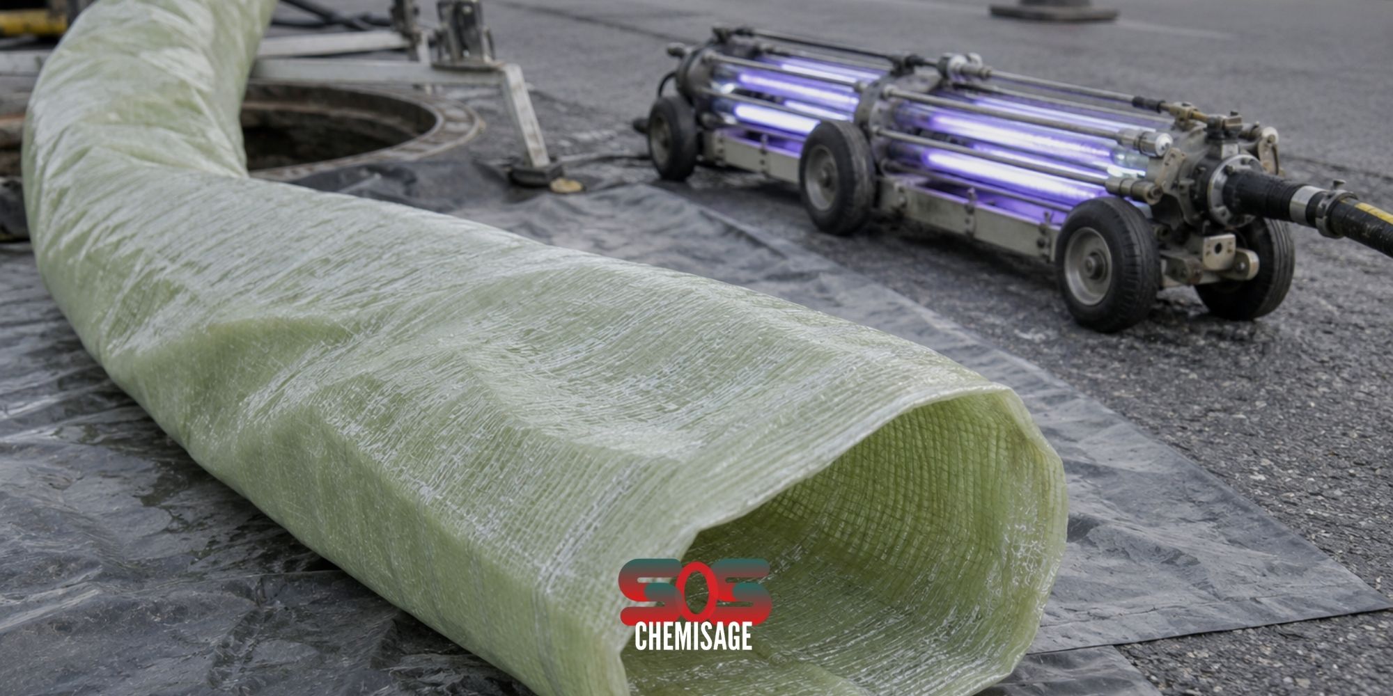 Chemisage lampe UV résine